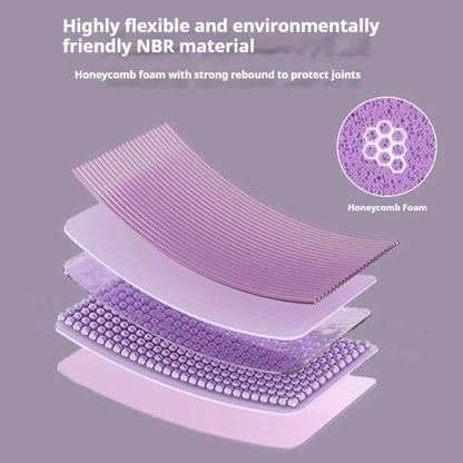 Coussin de yoga & fitness NBR 4 cm – Violet