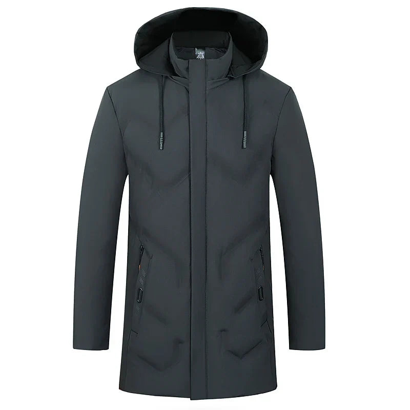 Designer Men's Hooded Bubble Parka Jacket