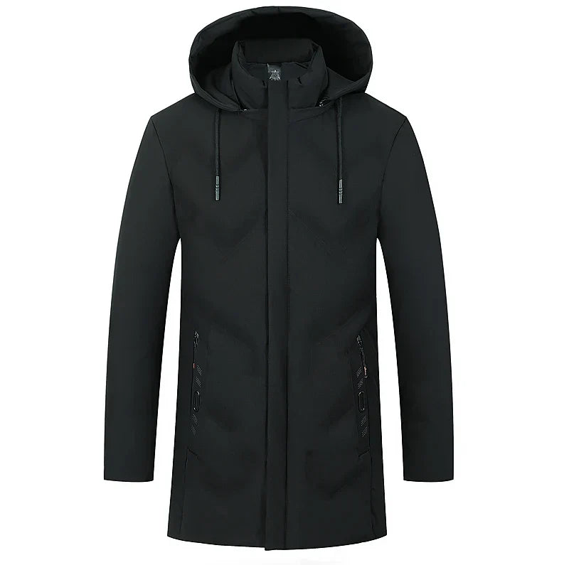 Designer Men's Hooded Bubble Parka Jacket