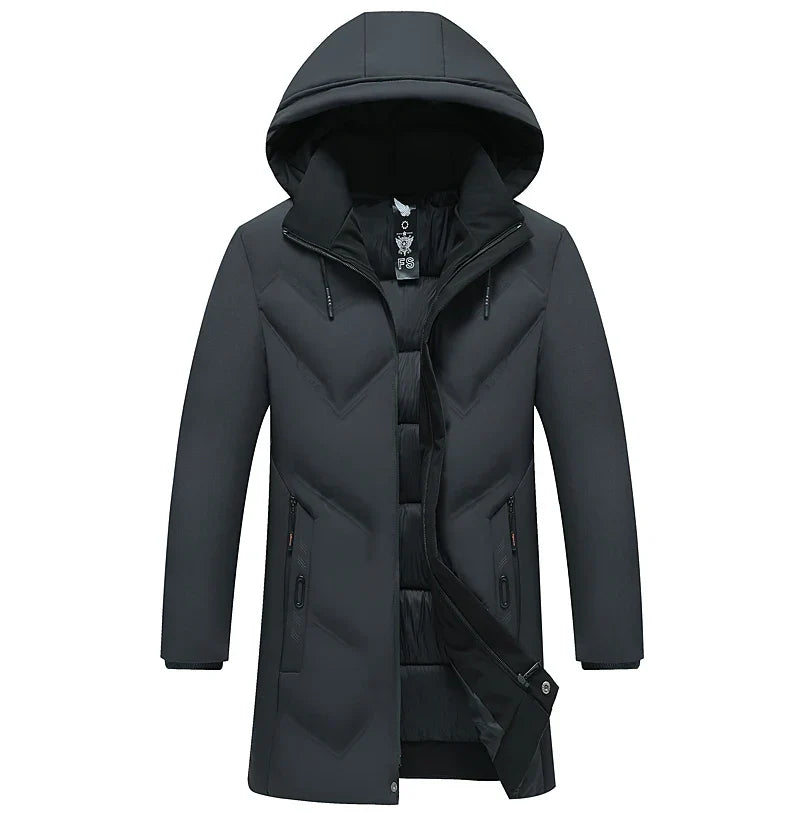 Designer Men's Hooded Bubble Parka Jacket