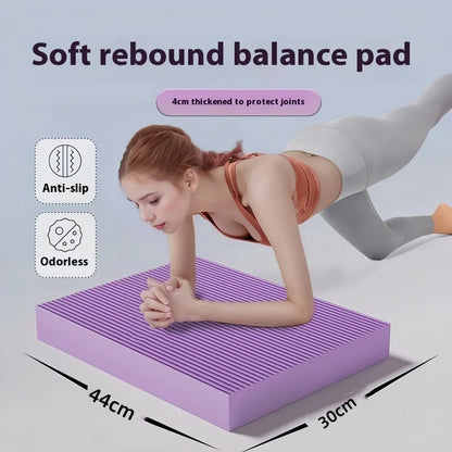 Coussin de yoga & fitness NBR 4 cm – Violet