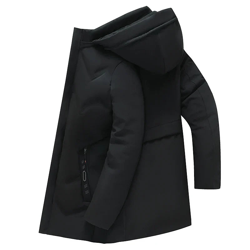 Designer Men's Hooded Bubble Parka Jacket