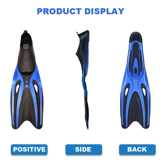 Palmes de natation NNEOBA – Bleues, XL